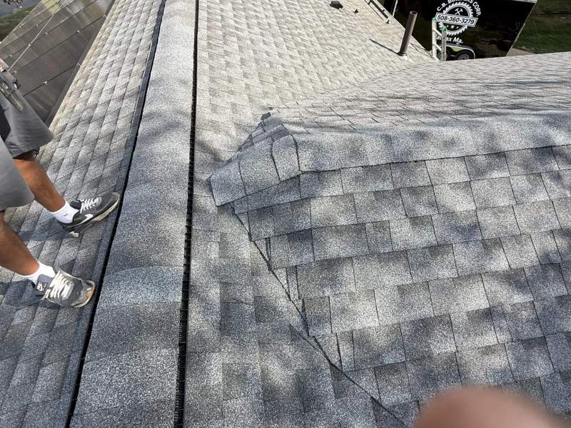 Roof Ridge Installation project on the South Shore by CB Builders Corp.