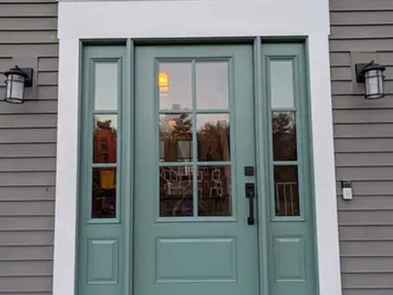 Entry Door & Trim project on the South Shore by CB Builders Corp.