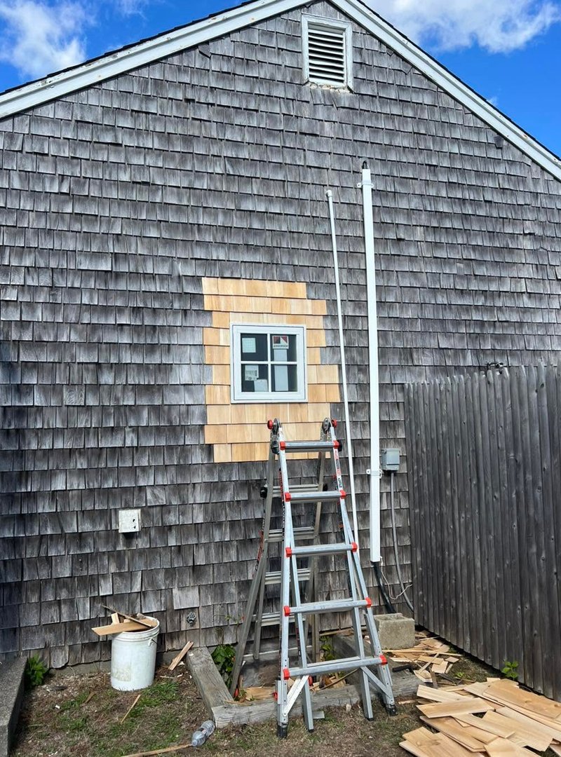 CB Builders Corp. exterior remodeling project on the South Shore